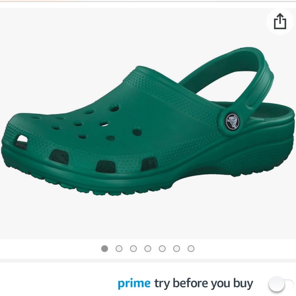 Deep Green Crocs